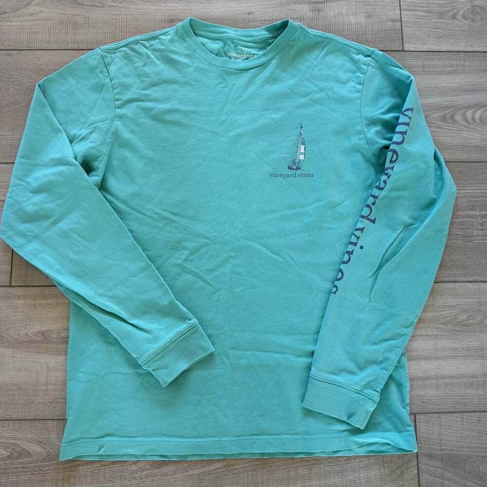 Vineyard Vines Long Sleeve Tee Adult XS Mint